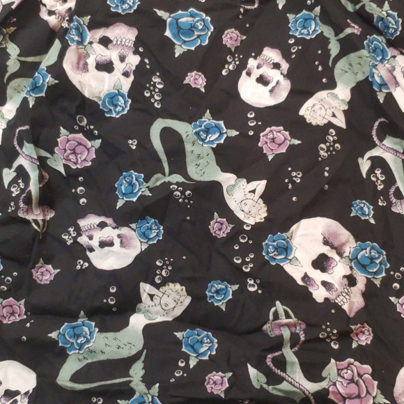 Skull, Roses & Mermaids Dress - Picture 2 of 5